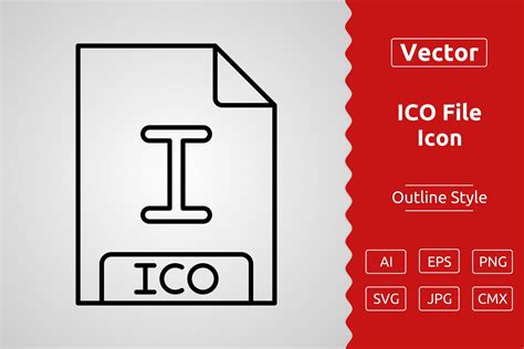 Ico File Format Icon Gráfico Por Muhammad Atiq · Creative Fabrica