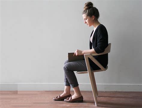 Two Legged Chair Creates Bearable Discomfort For Better Health
