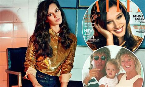 Wearing It Well Rod Stewarts Daughter Renee Becomes Cover Girl Of
