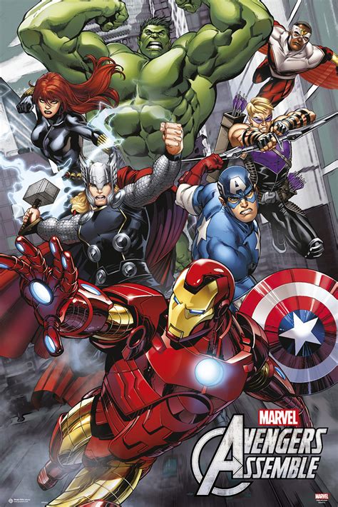 Poster The Avengers Marvel Comics Posters Grand Format Commandez Dès