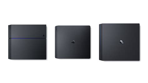 Here S PS4 Pro PS4 Slim And The OG PS4 Side By Side Polygon