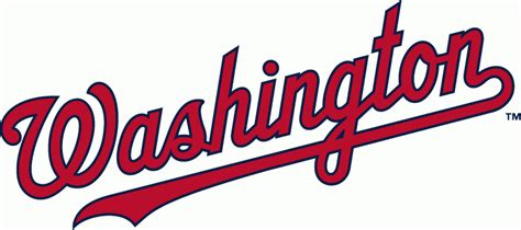 Washington Nationals Wordmark Logo National League Nl Chris