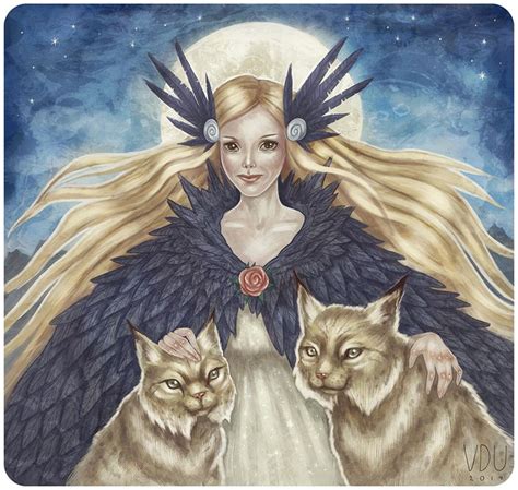 Freya The Norse Goddess Viking Style