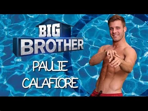 Paulie Calafiore Big Brother Video Edit Youtube