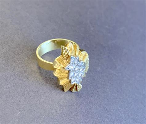 Andrew Grima Gold And Diamond Ring