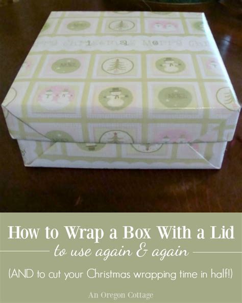 These simple steps will help you wrap any present perfectly, no matter its size. How To Wrap A Box With A Lid - 6 Steps with Pictures | An Oregon Cottage