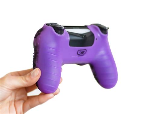 Purple Skulls Proflex Ps4 Silicone Controller Skin Cover Grips Vgf