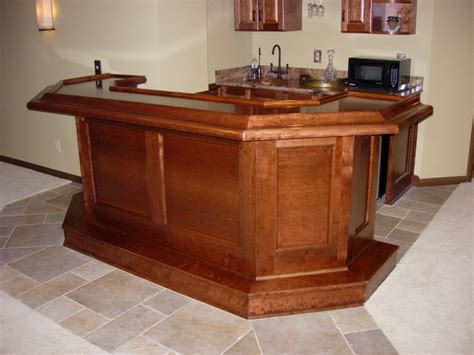 Identify the thickness and method that best suits your project. Hinckley Ohio - Custom built home bar - Traditional ...
