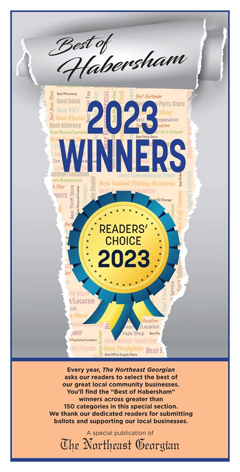 Readers' Choice - Best of Habersham 2023 | The Northeast Georgian