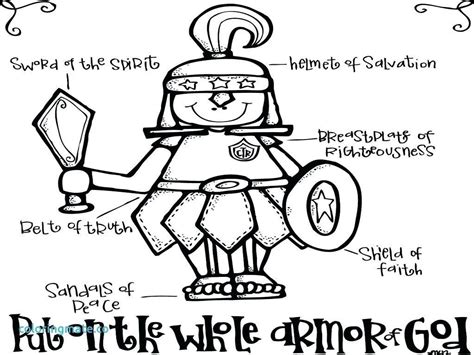 Bible printables coloring pages for sunday school christianity cove. Armor Of God Coloring Pages Fresh Armor Of God Coloring ...