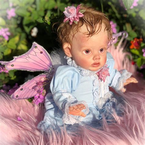Reborn Baby Preemie Girl Fairy Doll Newborn Life Like Fake Realistic