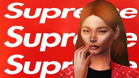 The Sims 4 Cas Stylish In Supreme 👓 Full Cc List Youtube