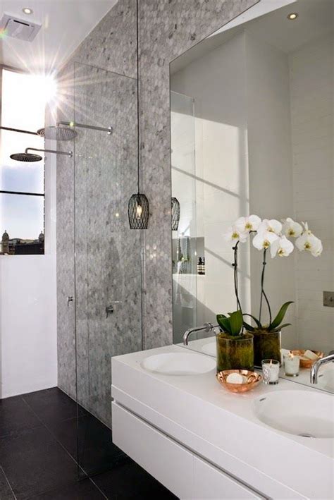 Tiles are commonly used in bathrooms and backsplashes, but have become popular. 39 best Showers Feature Walls images on Pinterest ...