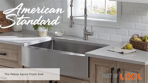 The Pekoe Farmhouse Kitchen Sink From American Standard