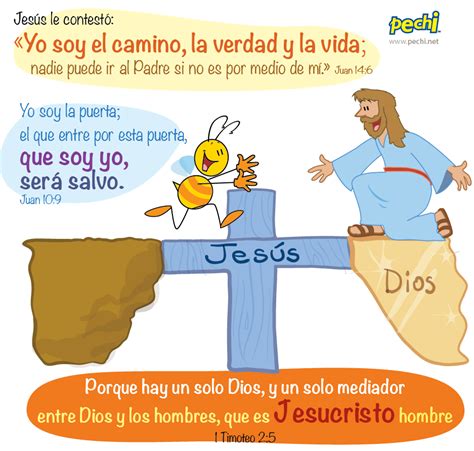 Solo Hay Un Camino Hacia Dios Jesús Bible Verses For Kids Bible