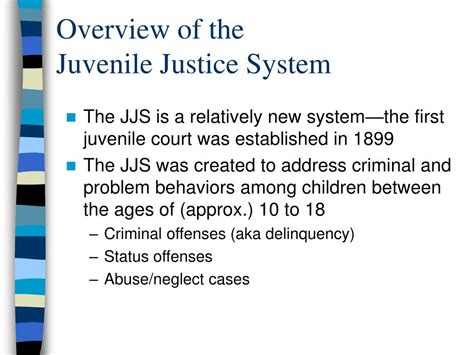Ppt Overview Of Juvenile Justice Powerpoint Presentation Free