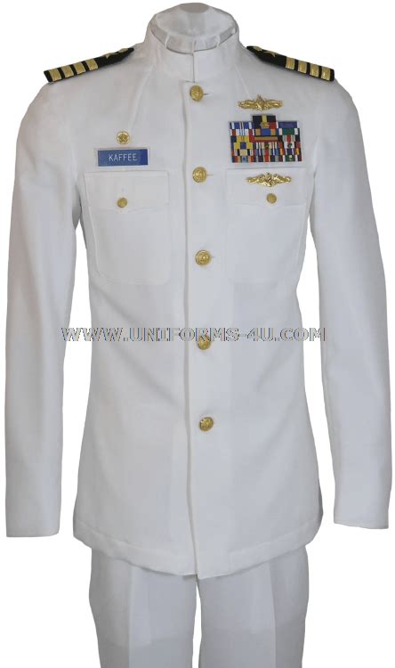 Us Navy Male Officer Service Dress White Uniform