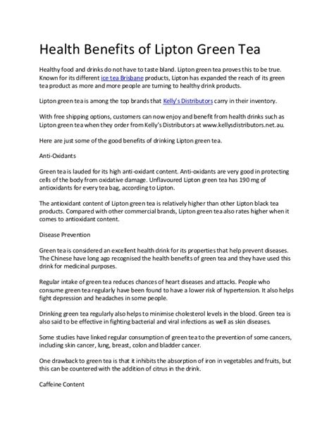 Weight loss, immunity boost etc.). Health benefits of lipton green tea