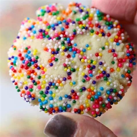 Rainbow Sprinkle Sugar Cookies Mom Loves Baking