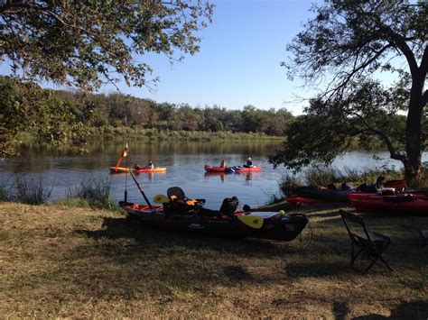 Kayaking On The Brazos River In Texas Just Below The Possum Kingdom