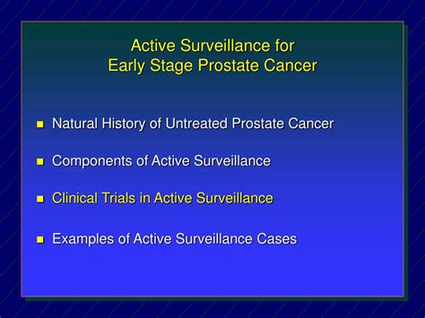 Ppt Watchful Waitingactive Surveillance For Prostate Cancer Ma Prostate Ca Symposium May 15