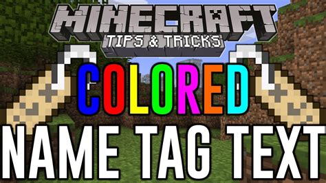 How To Get Colored Nametags And Signs In Minecraft Xbox Oneps4 Youtube