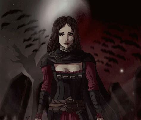 Fan Art Of The Hot Vampire Serana Elder Scrolls V Skyrim Skyrim