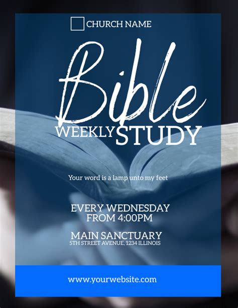 Copy Of Bible Study Flyer Postermywall