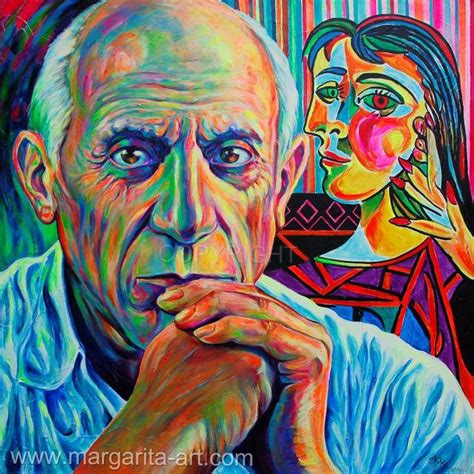 Portrait of Picasso with his muse Painting | Painting, Art parody, Picasso