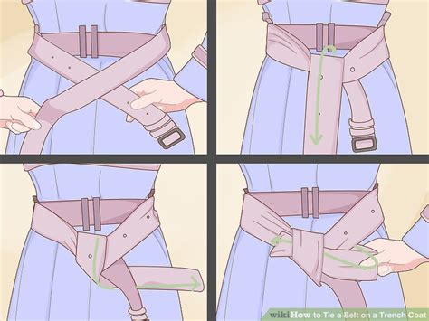 How To Tie A Belt On A Trench Coat 8 Steps With Pictures