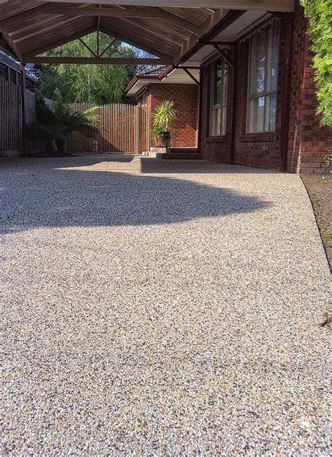 Exposed Aggregate Driveways Exposed Aggregate Concrete Driveway