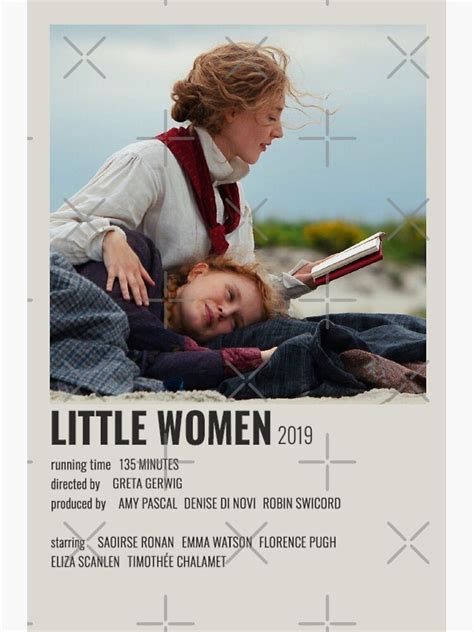 Little Women Polaroid Poster Sticker By Annypozzi Redbubble