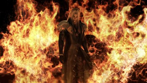 Sephiroth Fire Scene Final Fantasy Final Fantasy Vii