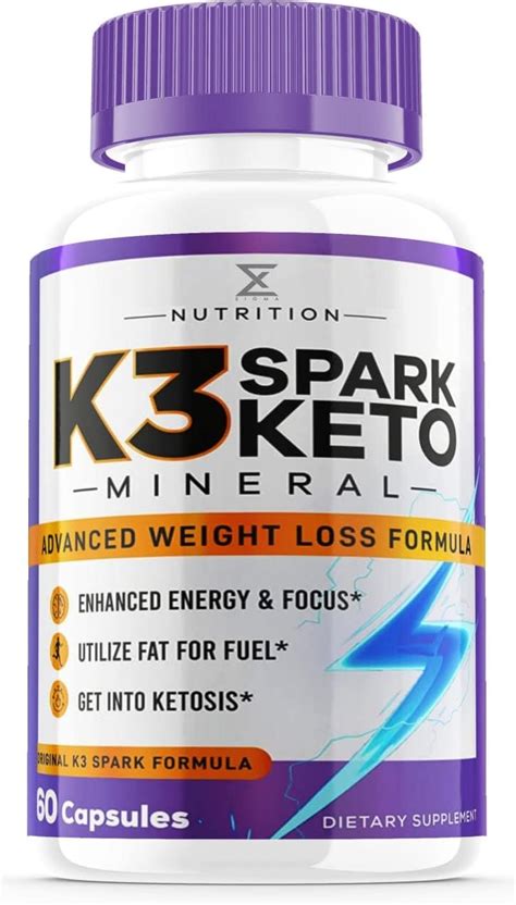 K3 Spark Mineral K3 Spark Mineral Pills 60 Capsules Amazonca Health And Personal Care