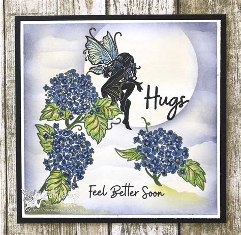 Fairy Hugs Clear Stamps Nikkos Hydrangea