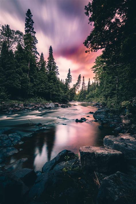 Interesting Photo Of The Day River Sunset With Nd Filter Landscape