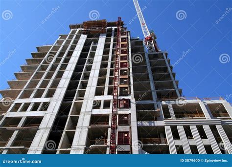 Modern Apartment Building Under Construction Stock Photo Image 3879600