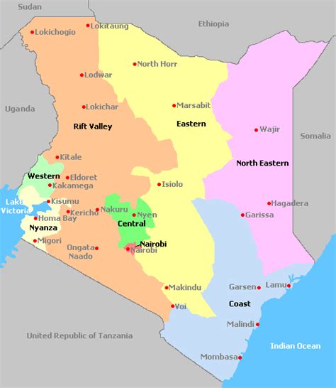 This useful simplified outline map shows kenya highlighted on the continent of africa. Kenya