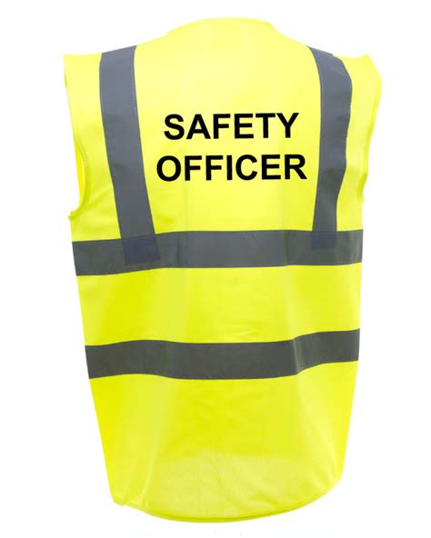 Safety Officer Printed Hi Vis Safety Workwear