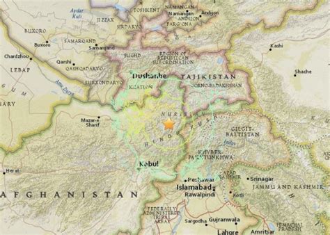 75 Magnitude Earthquake Strikes Afghanistan Earth Earthsky