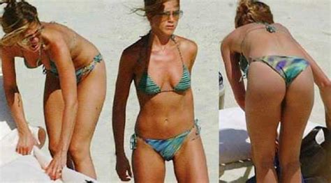 Natural Shower 73 Pics Of Jennifer Aniston Naturally Bikini Bottoms