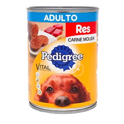 Alimento Para Perro Pedigree Adulto Carne Molida De Res Lata 625 Gr