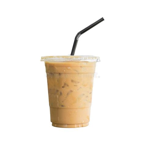 Iced Coffee On A White Background Stock Photo Image Of Drink