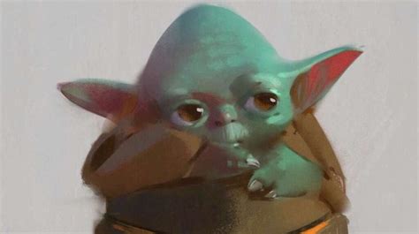 Baby Yoda Concept Art Shows Early Rough Side Of The Mandalorian Star