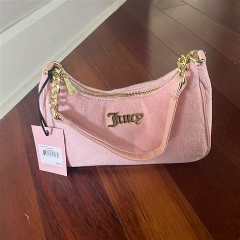 AUTHENTIC Juicy Couture Pink Shoulder Bag Juicy Couture Clothes Juicy Couture Handbags Juicy