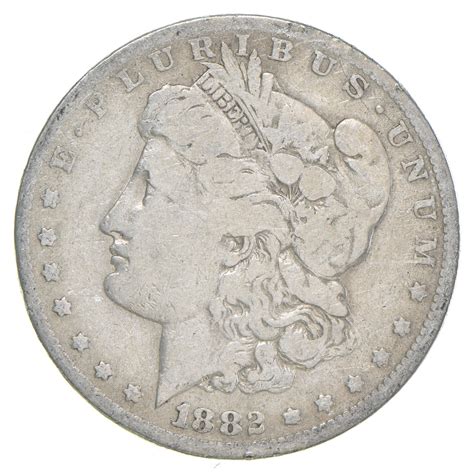 Early 1882 O Morgan Silver Dollar 90 Us Coin Property Room