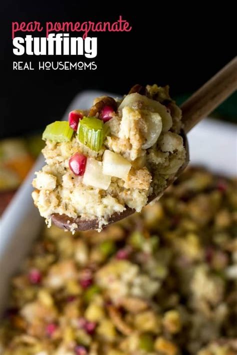 Pear Pomegranate Stuffing Adds A Fresh Twist To Traditional