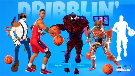 Fortnite All New Nba Skins And Dribblin Emote Showcase Strong Side Bundle Pure Shooter Bundle