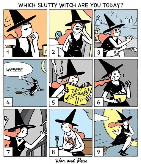 war and peas which slutty witch are you today