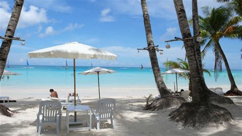 Enjoy The Beauty Of The White Sand Beach Of Boracay Island Philippines